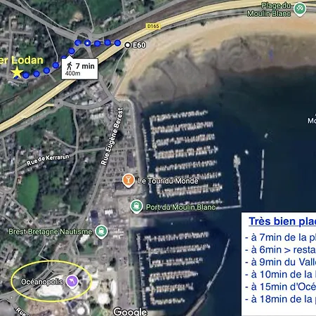 Будинок відпочинку Ker Lodan Jolie Maison 3 Et Terrasse