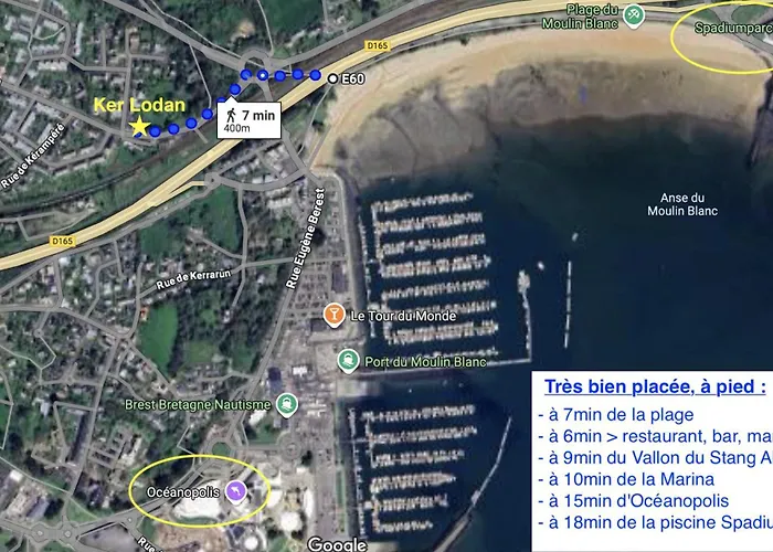 펜션 Ker Lodan Jolie Maison 3 Et Terrasse